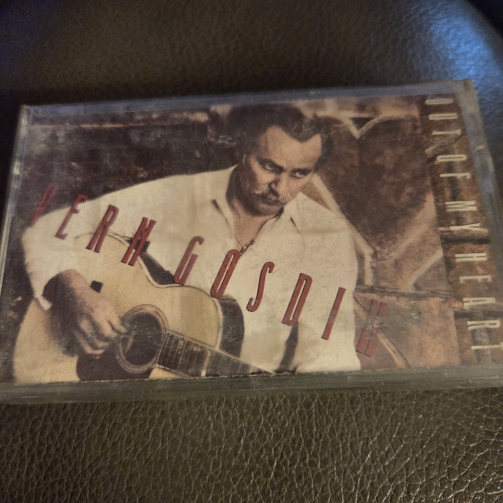 VERN GOSDIN OUT OF MY HEART Vintage Cassette Tape Country Original J Card 1991